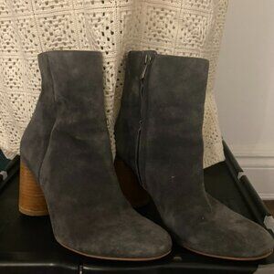 Bluese Suede Ankle Boots